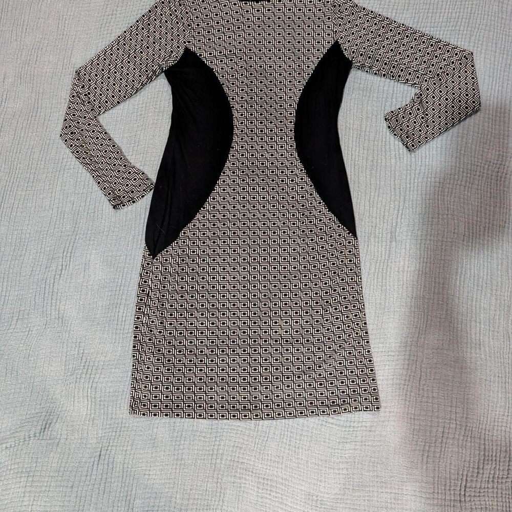 Karen-kane Women's Black and White Dress